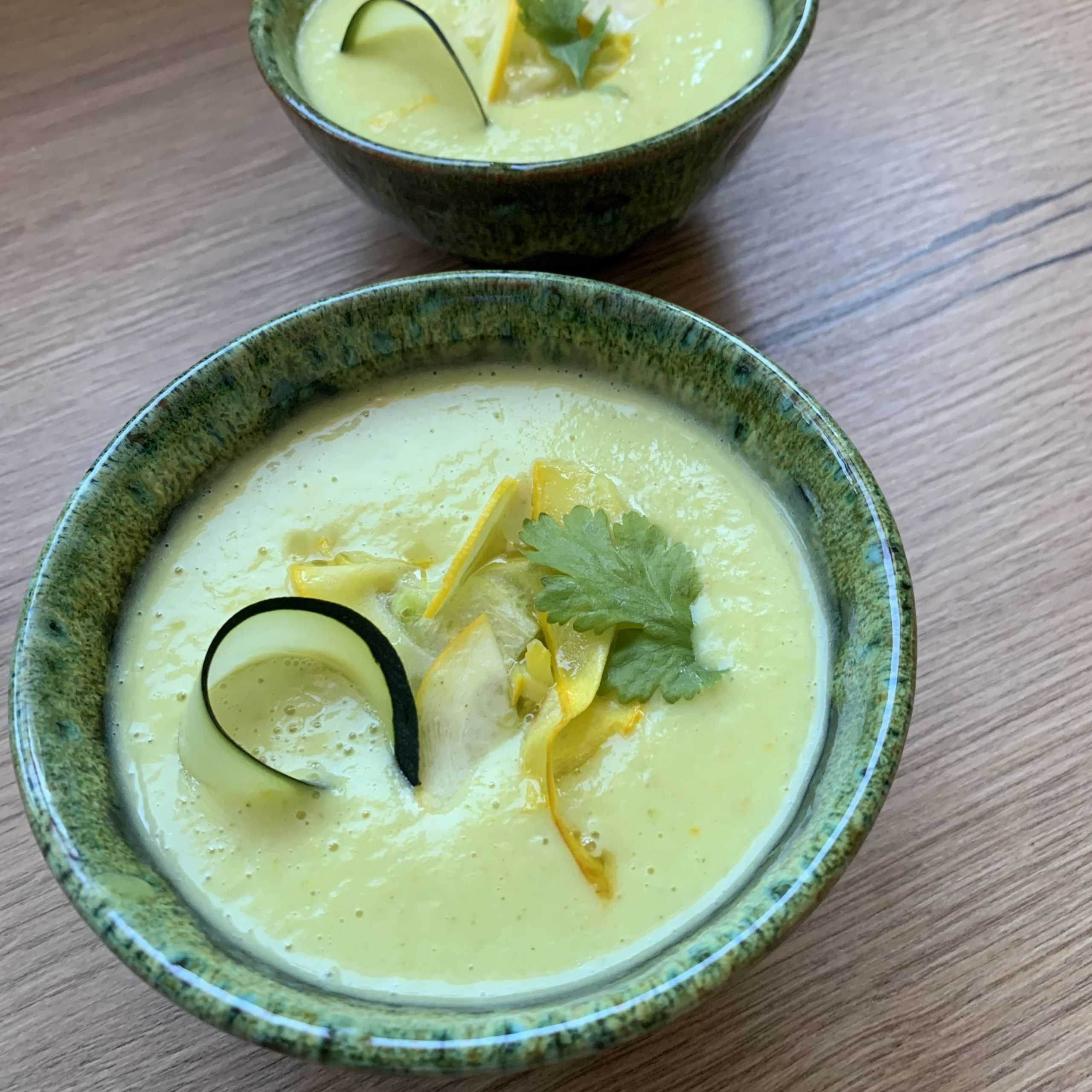 Velouté de courgettes crémeux - Entrées fraîches traiteur Amour des Saveurs Vosges